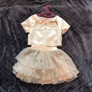 Golden Girl Two Piece Set